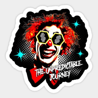 The Unpredictable Journey Sticker